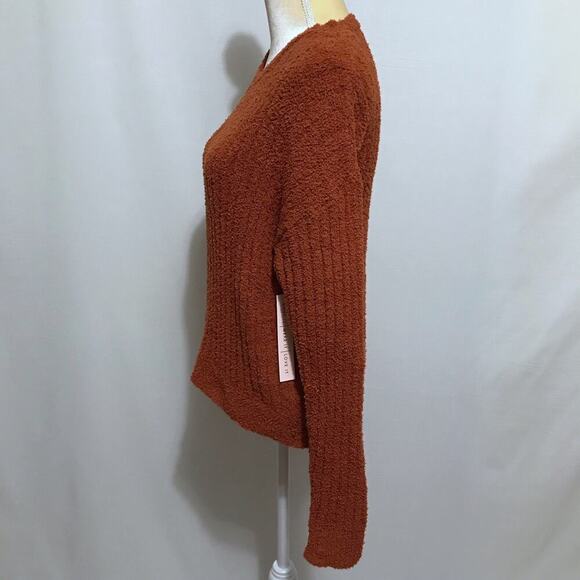 Crave Fame NWT Burnt Orange Soft Sweater Juniors XL - Picture 5 of 9